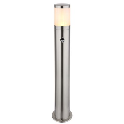 Globo - Lampa med sensor för utomhusbruk 1xE27/60W/230V 80 cm