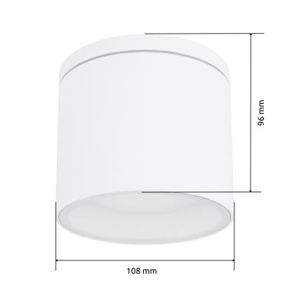 Globo - Taklampa för utomhusbruk 1xGX53/11W/230V IP44