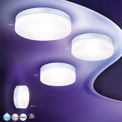 Globo - Badrumslampa 3xE27/40W/230V diameter 30 cm IP44