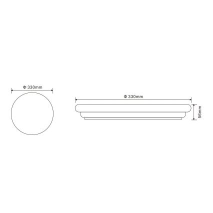 Globo 32118-24 - Utomhus LED Takbelysning DORI 1xLED/24W/230V