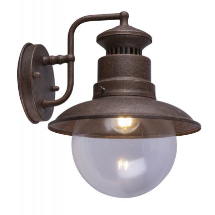Globo 3272R - Utomhus Väggbelysning SELLA 1xE27/60W/230V IP44