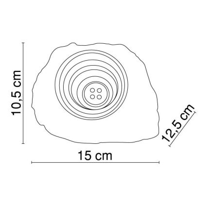 Globo - LED Dekorativ solcell belysning 4xLED/0,06W/3,2V IP44