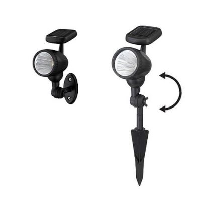 Globo - LED Solcellslampa 3xLED/0,06W IP44