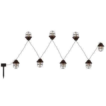 Globo - LED Solcell dekorativ belysning 8xLED/3,2V IP44 200 mAh