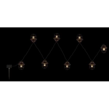 Globo - LED Solcell dekorativ belysning 8xLED/3,2V IP44 200 mAh