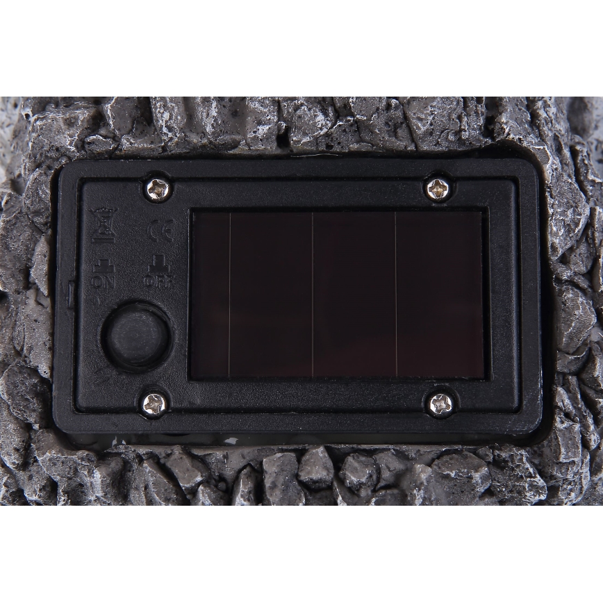 Globo - LED solcellslampa 2xLED/0,06W/3V IP44 uggla
