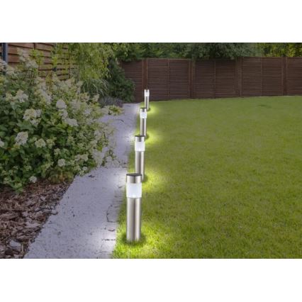 Globo - KIT 4x LED solcellslampa LED/0,07W/3V IP44 600 mAh