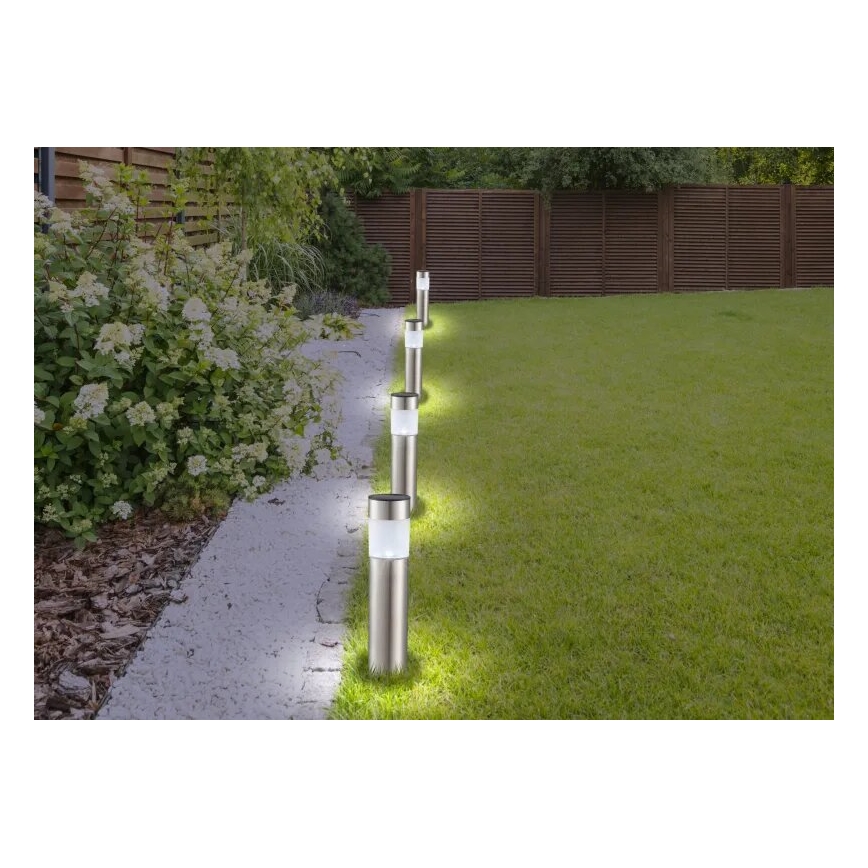 Globo - KIT 4x LED solcellslampa LED/0,07W/3V IP44 600 mAh