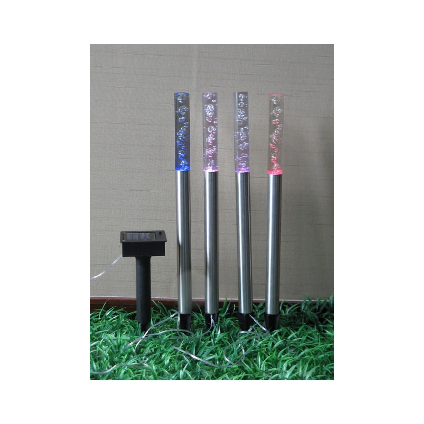 Globo - KIT 4x LED solcellsbelysning 4xLED/0,07W IP44