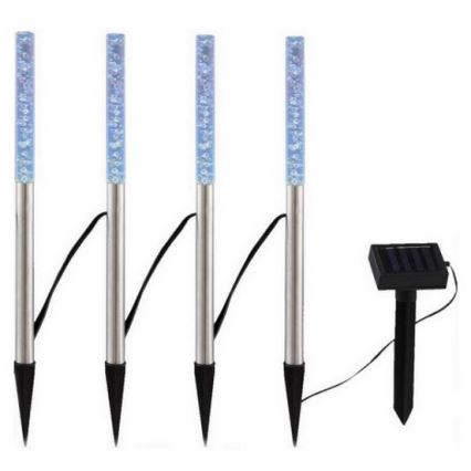 Globo - KIT 4x LED solcellsbelysning 4xLED/0,07W IP44