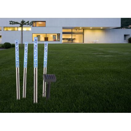 Globo - KIT 4x LED solcellsbelysning 4xLED/0,07W IP44