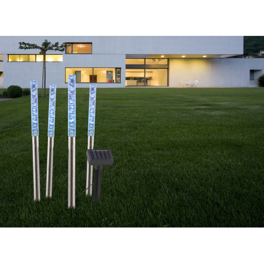 Globo - KIT 4x LED solcellsbelysning 4xLED/0,07W IP44