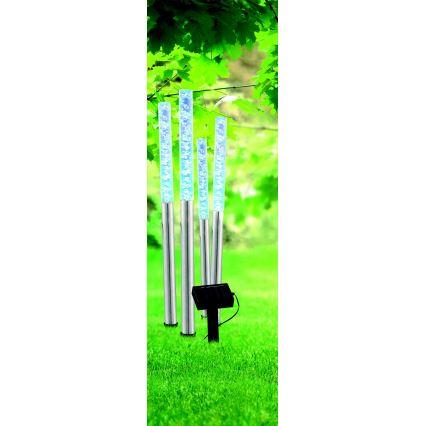 Globo - KIT 4x LED solcellsbelysning 4xLED/0,07W IP44