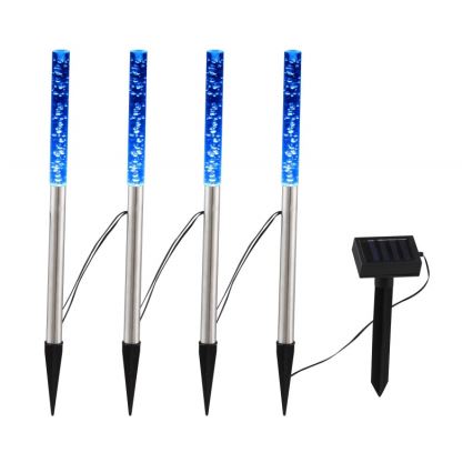 Globo - KIT 4x LED solcellsbelysning 4xLED/0,07W IP44