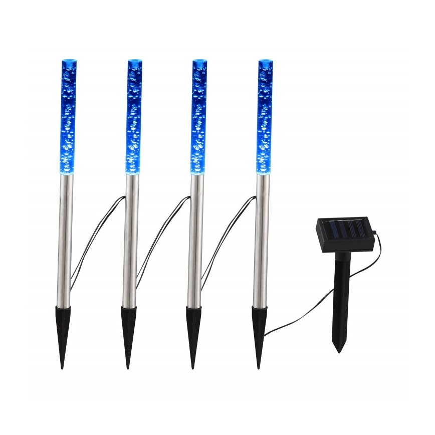 Globo - KIT 4x LED solcellsbelysning 4xLED/0,07W IP44
