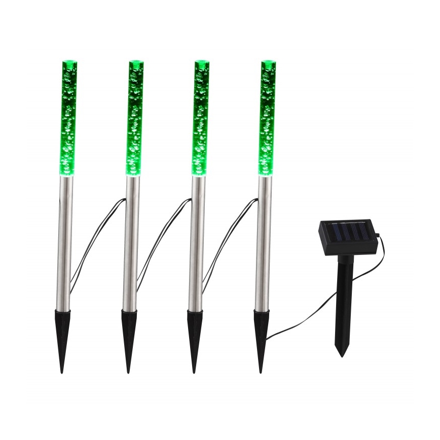 Globo - KIT 4x LED solcellsbelysning 4xLED/0,07W IP44