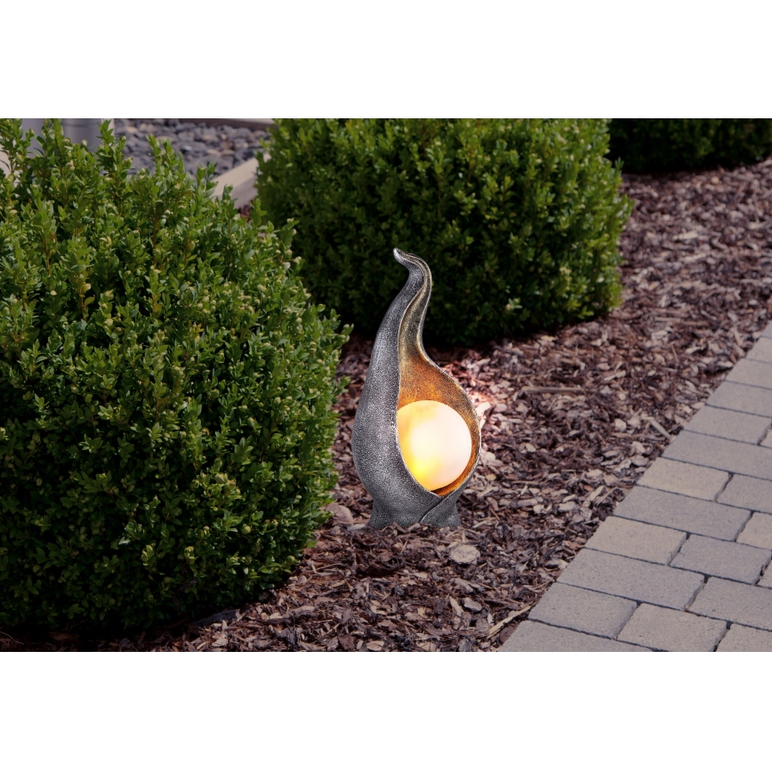 Globo - LED solcellsbelysning LED/2,16W/3V 3000K IP44 silver