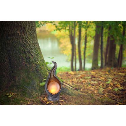 Globo - LED solcellsbelysning LED/2,16W/3V 3000K IP44 silver