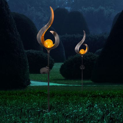 Globo - LED solcellsbelysning LED/0,02W/3V 600mAh IP44 brons