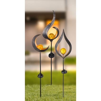 Globo - LED solcellsbelysning LED/0,02W/3V 600mAh IP44 brons