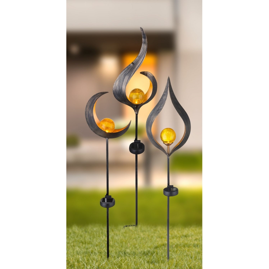 Globo - LED solcellsbelysning LED/0,02W/3V 600mAh IP44 brons