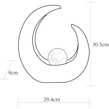 Globo - LED solcellsbelysning LED/0,02W/3V IP44