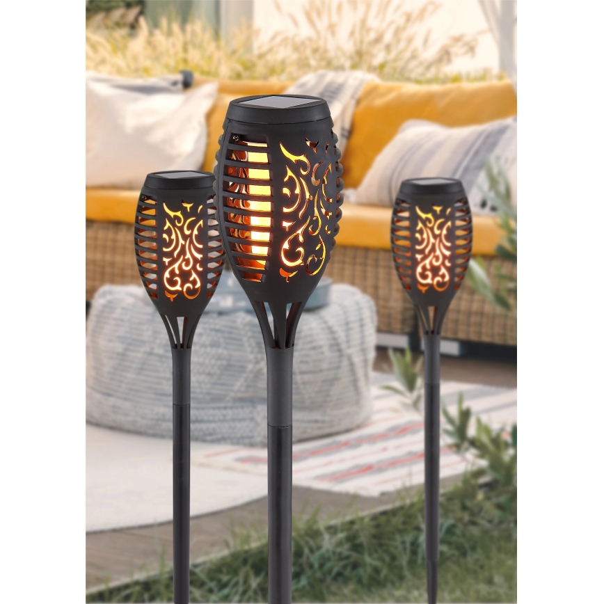 Globo - KIT 3x LED solcellslampa LED/0,1W/3V IP44