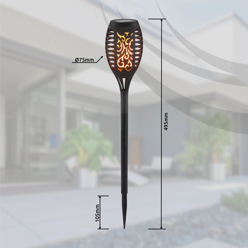 Globo - SET 3x LED Solcellslampa LED/0,1W/3V IP44 200 mAh