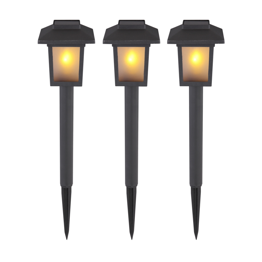 Globo - SET 3x LED Solcellslampa 3xLED/1,2V IP44 200 mAh