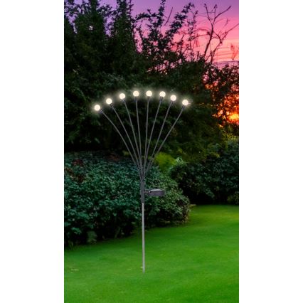 Globo - LED Solcellsbelysning 8xLED/0,06W/3,2V 3000K IP44 300 mAh
