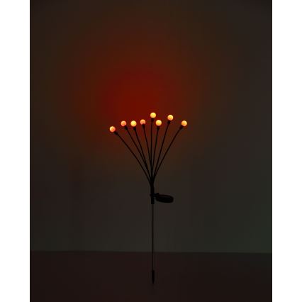 Globo - LED RGB solcellsbelysning 8xLED/0,06W/3,2V IP44