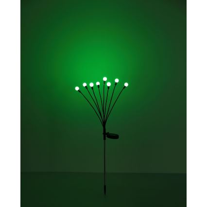 Globo - LED RGB solcellsbelysning 8xLED/0,06W/3,2V IP44
