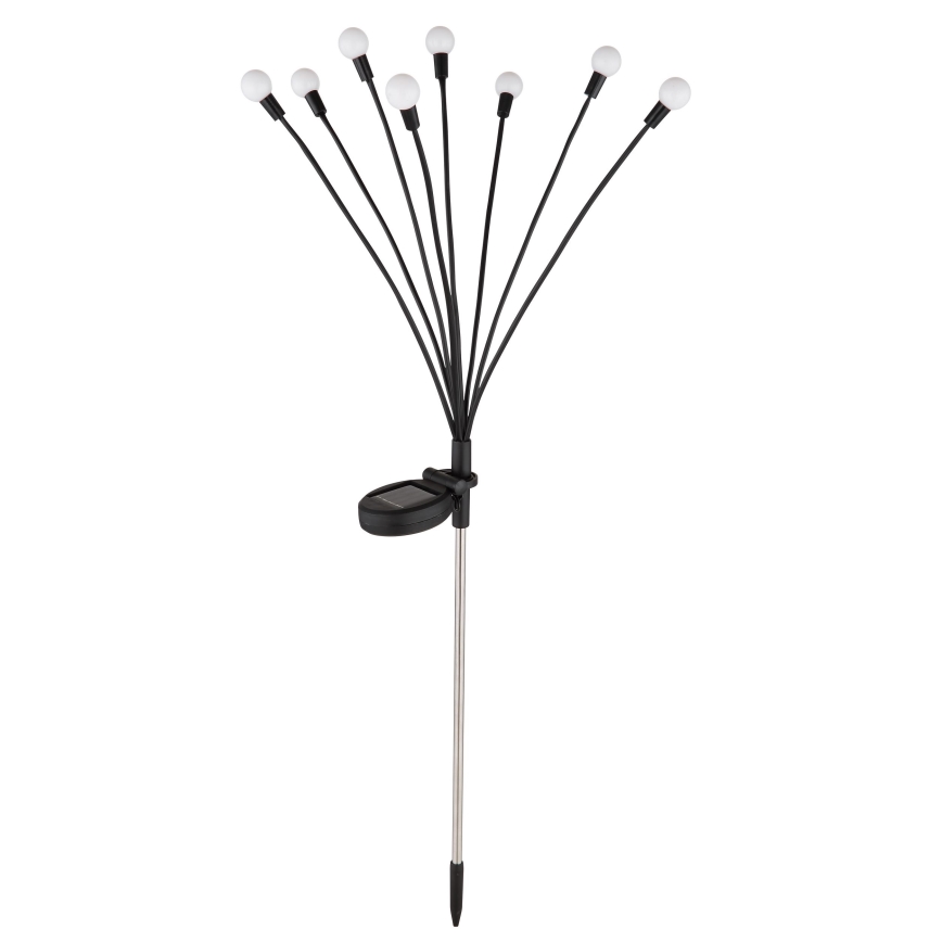 Globo - LED RGB solcellsbelysning 8xLED/0,06W/3,2V IP44