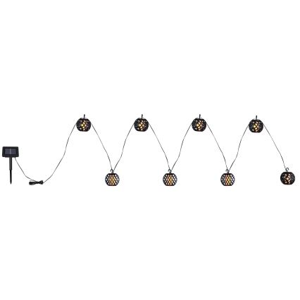 Globo - LED Solcell Dekorativ slinga 98xLED/0,1W/3V 410 cm IP44