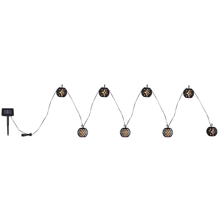 Globo - LED Solcell Dekorativ slinga 98xLED/0,1W/3V 410 cm IP44