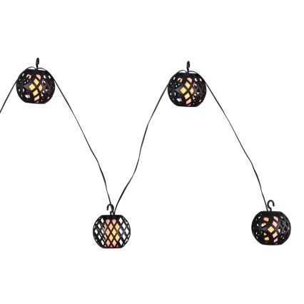 Globo - LED Solcell Dekorativ slinga 98xLED/0,1W/3V 410 cm IP44