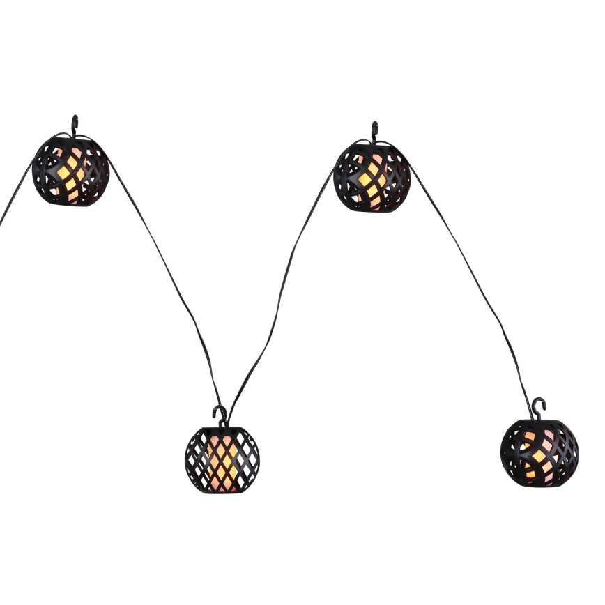 Globo - LED Solcell Dekorativ slinga 98xLED/0,1W/3V 410 cm IP44