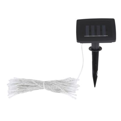 Globo - LED solcellsljusslinga 10 m 50xLED/2,4V IP44