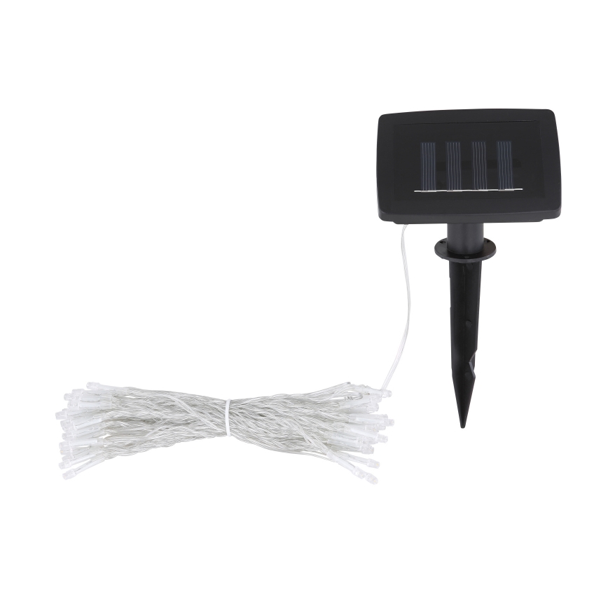 Globo - LED solcellsljusslinga 10 m 50xLED/2,4V IP44