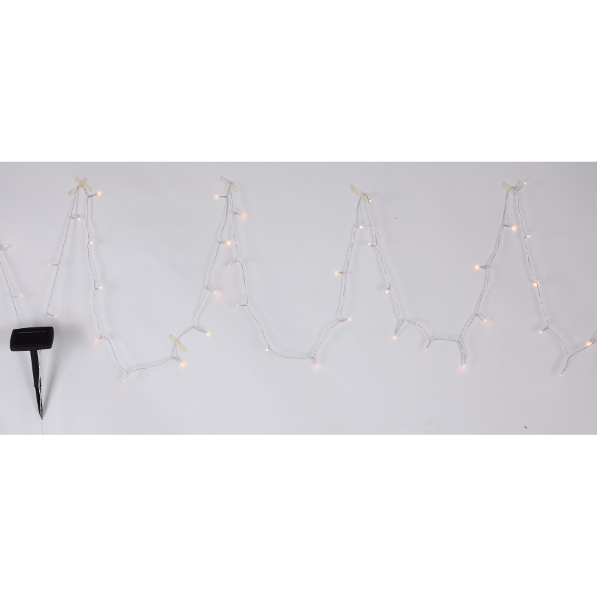 Globo - LED solcellsljusslinga 10 m 50xLED/2,4V IP44