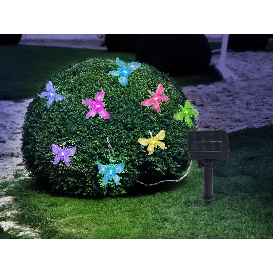 Globo - LED RGB Dekorativ slinga 10xLED/0,06W/3,2V 470 cm IP44
