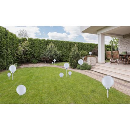 Globo - KIT 3x LED solcellsbelysning LED/0,06W/3V 4000K diameter 10 cm IP44