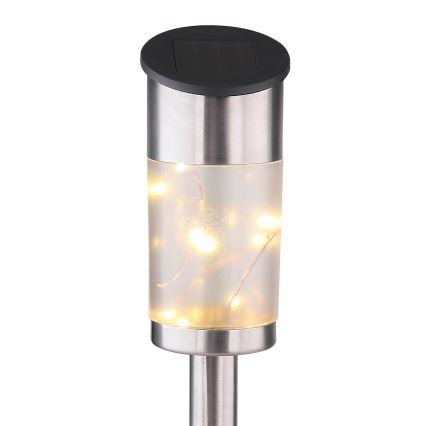 Globo - SET 2x Solcells lampa 10xLED/0,06W/1,2V IP44