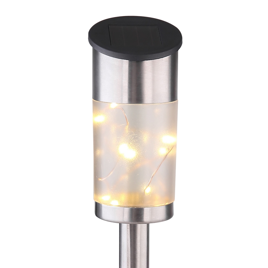 Globo - SET 2x Solcells lampa 10xLED/0,06W/1,2V IP44