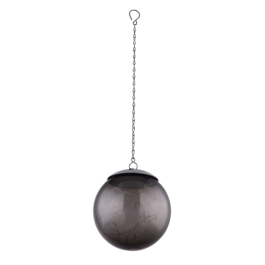 Globo - LED solcellsljuskrona på kedja 20xLED/0,06W/1,2V diameter 15 cm IP44 600 mAh