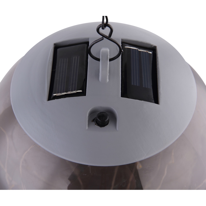 Globo - LED solcellsljuskrona på kedja 20xLED/0,06W/1,2V diameter 15 cm IP44 600 mAh