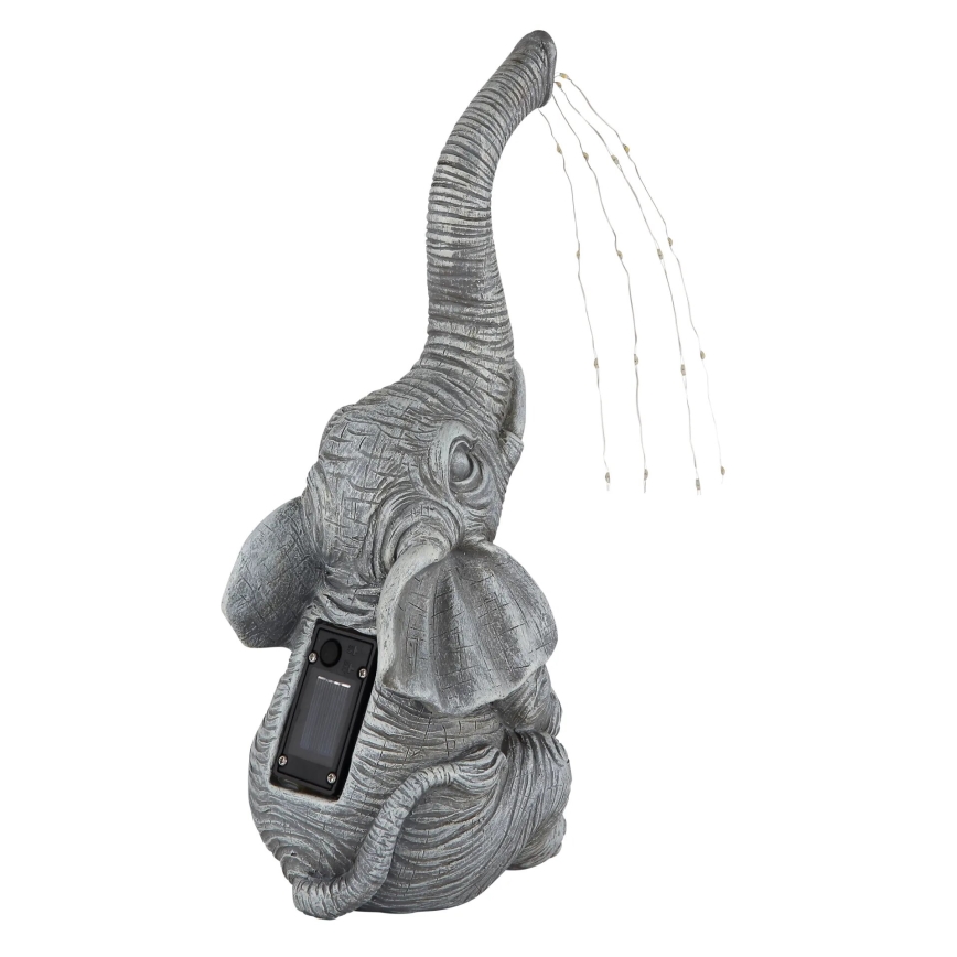Globo - LED Solcell dekoration 20xLED/0,02W/3V IP44 elefant