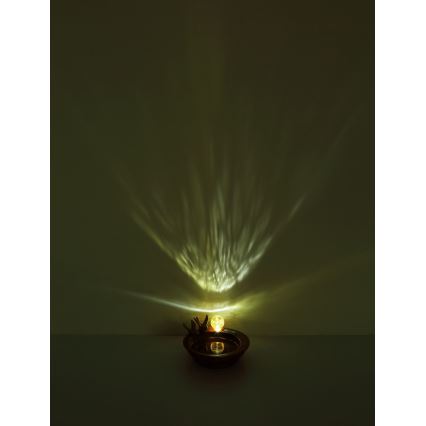 Globo - LED solcellsbelysning LED/0,06W/3V IP44 bird's bath