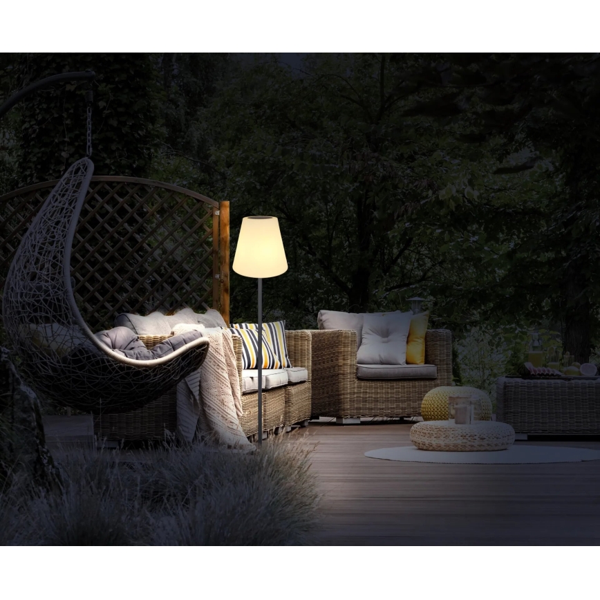 Globo - LED RGB Solcell beröring golvlampa LED/0,1W/3V IP44 + fjärrkontroll