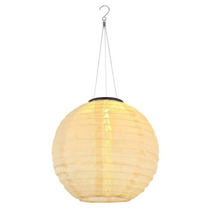 Globo - LED Pendellampa med solceller LED/0,5W/3V IP44 beige